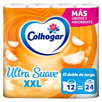 Colhogar papel higiénico ultra suave XXL 12 ud