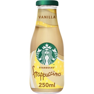 Frappuccino bebida láctea de café arábica con leche y vainilla baja en grasa  STARBUCKS