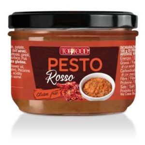 Terrina de pesto rojo, 6 piezas de 220 g cada una, “Top Food – Mucho Gusto”