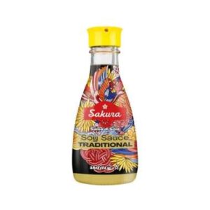 Salsa de Soja Sakura Tradicional, 6 piezas de 150 ml “Top Food – Mucho Gusto”