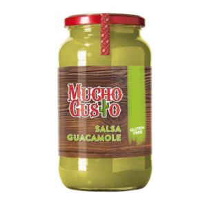 Salsa Guacamole Vaso Vetro 6 pezzi 1020 gr “Top Food – Mucho Gusto”