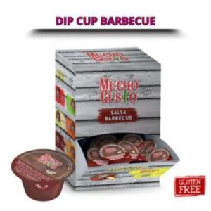 Salsa Barbecue Dip Cup 100 pezzi “Top Food – Mucho Gusto”