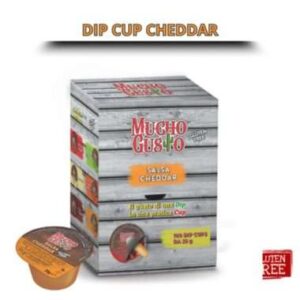 Salsa Cheddar Dip Cup 100 pezzi “Top Food – Mucho Gusto”